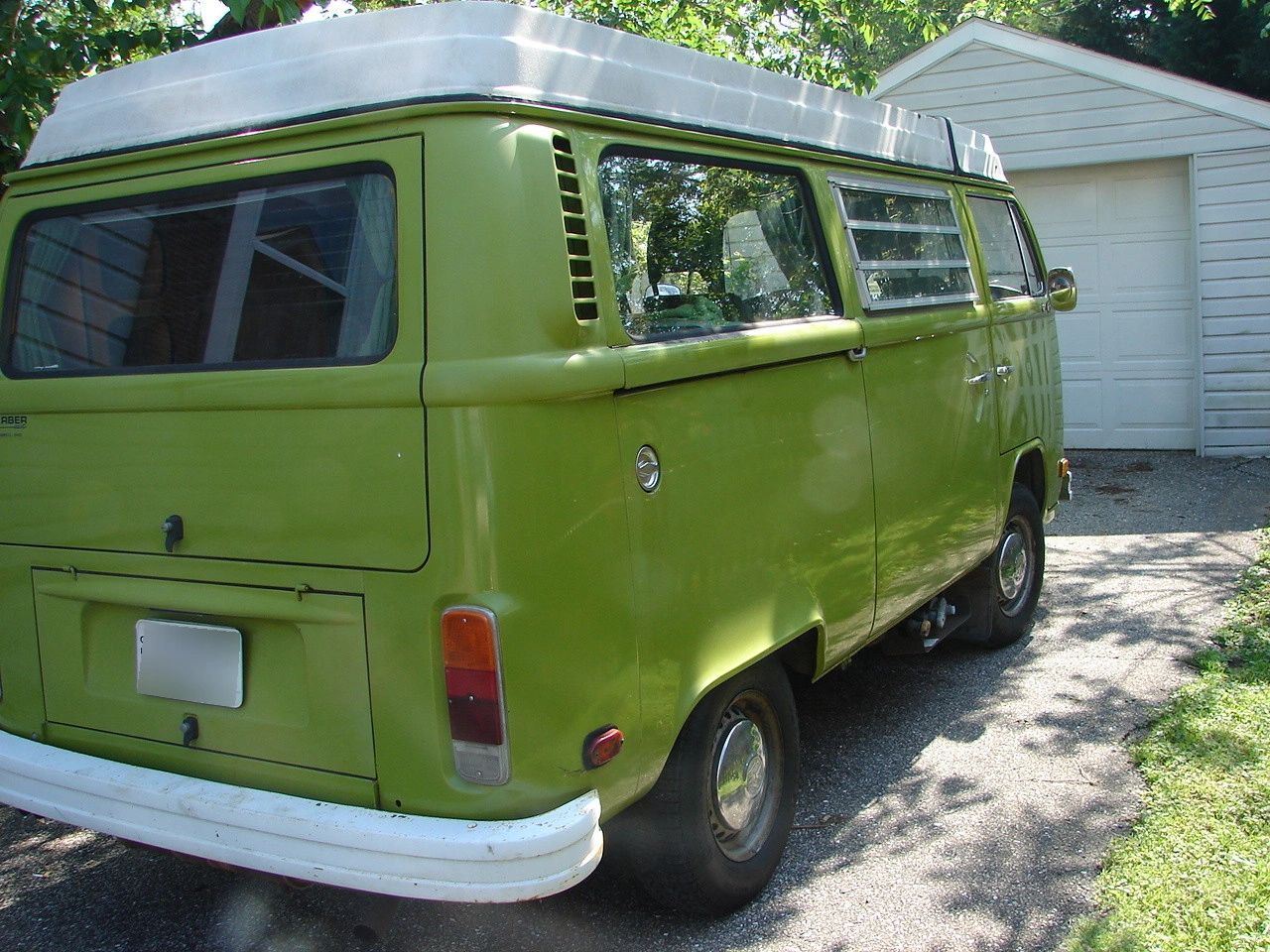 Vintage VW camper van